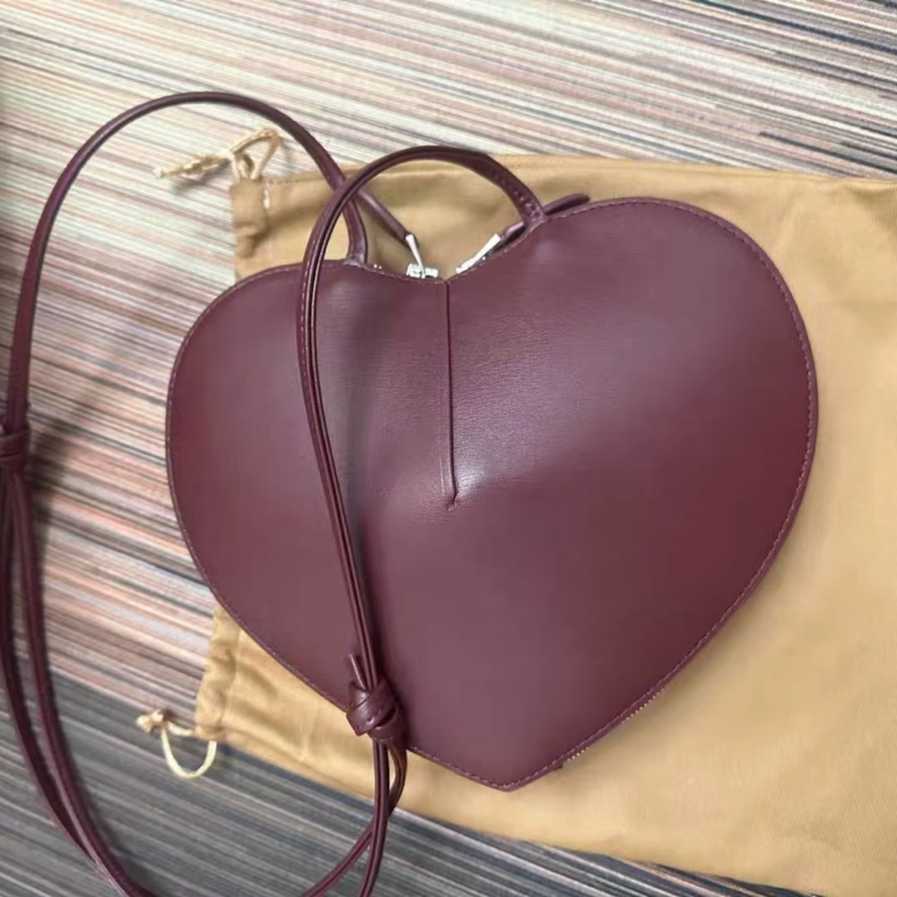 ALAIA Paris Wine Red Love Bag - Picture 2 of 5